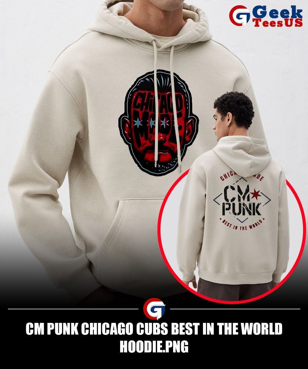 CM Punk Chicago Cubs Best in the World shirt