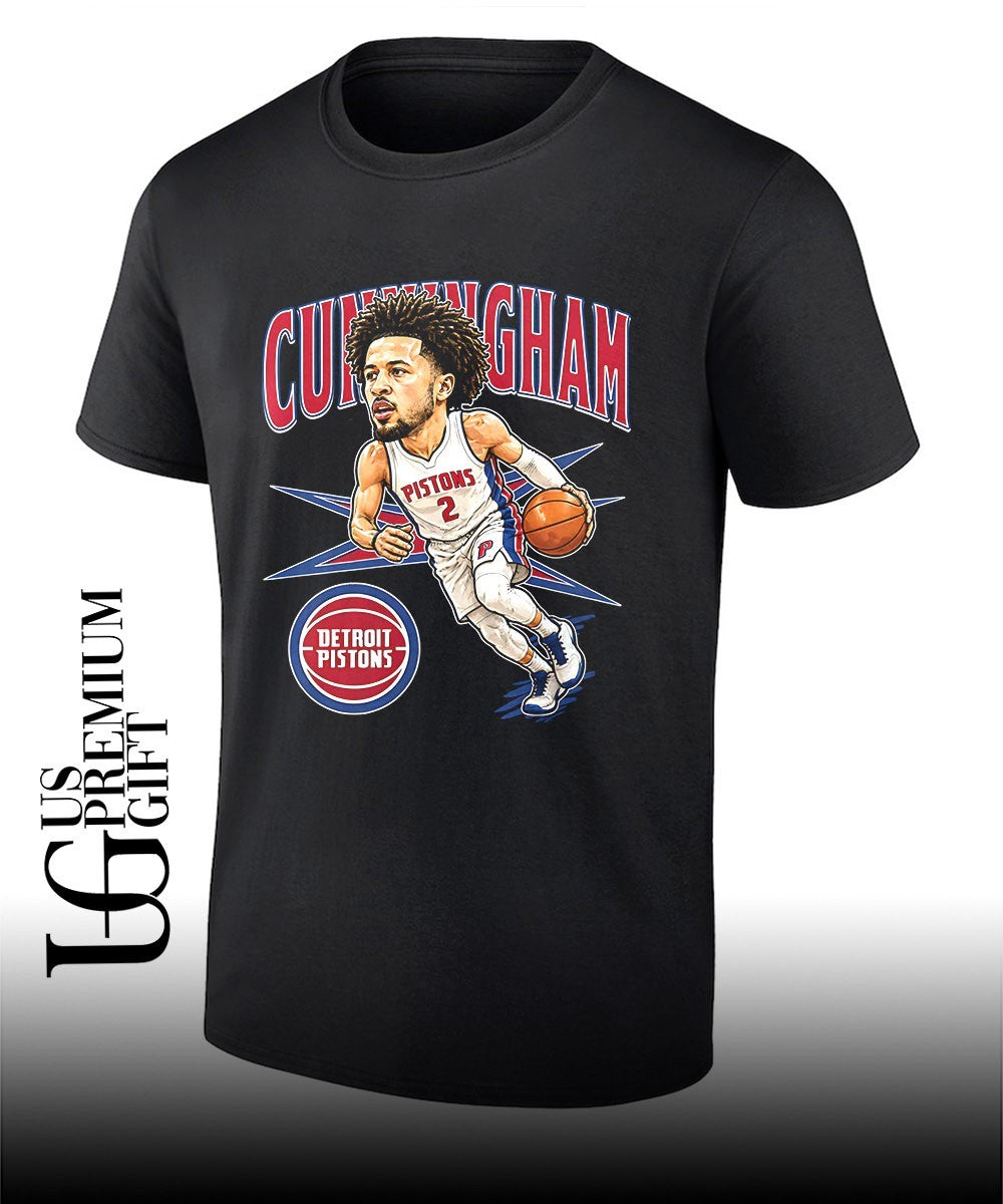 Cade Cunningham Detroit Pistons NBA 2026 big head shirt