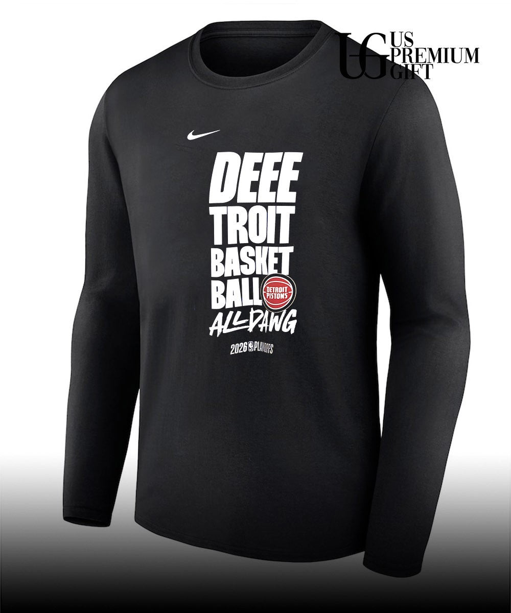 Cade Cunningham wearing Detroit Basketball Alldawg 2026 Playoffs shirt