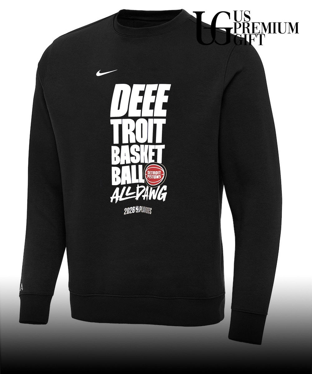 Cade Cunningham wearing Detroit Basketball Alldawg 2026 Playoffs shirt