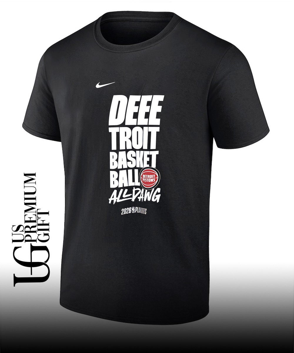 Cade Cunningham wearing Detroit Basketball Alldawg 2026 Playoffs shirt