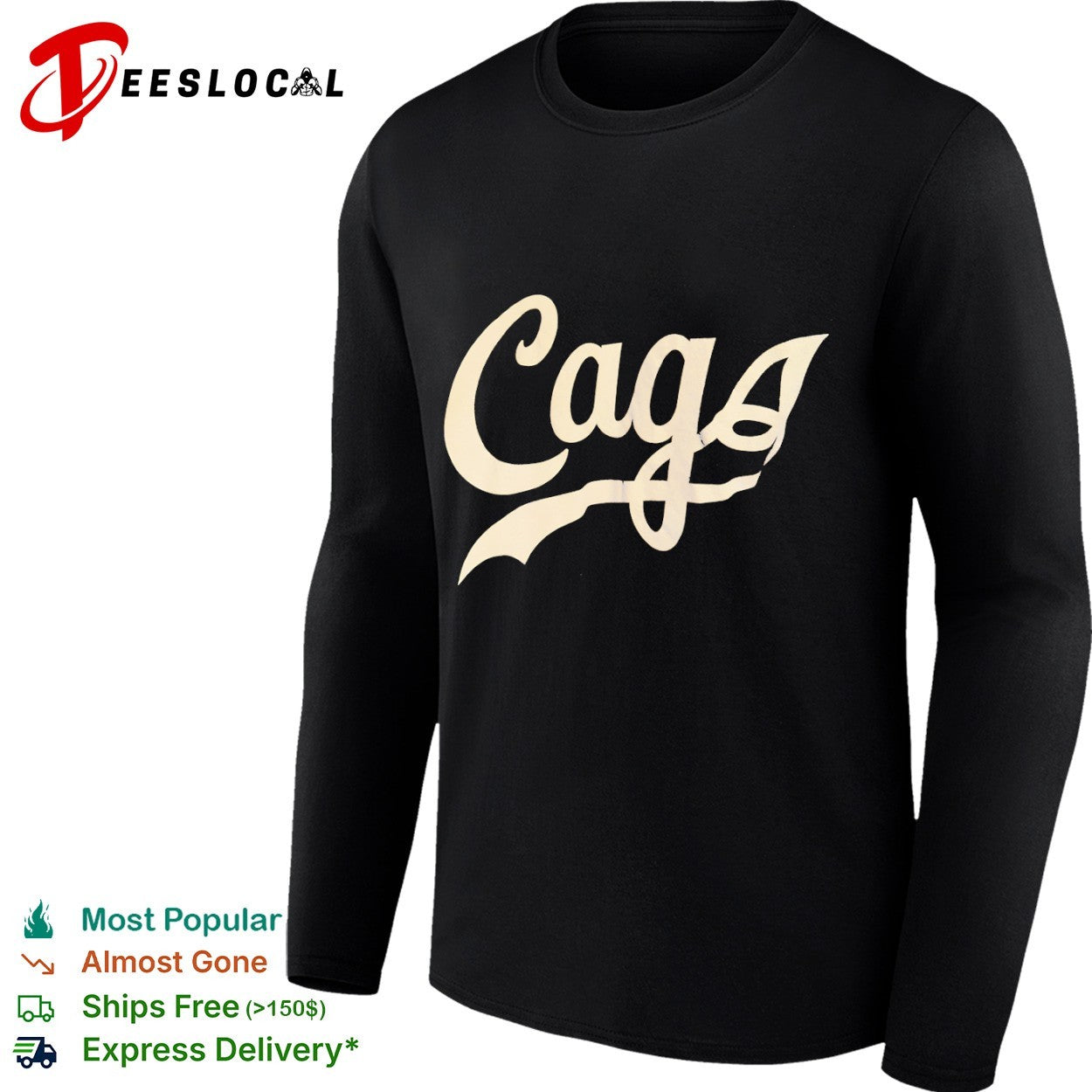 Cags style Los Angeles Dodgers logo shirt