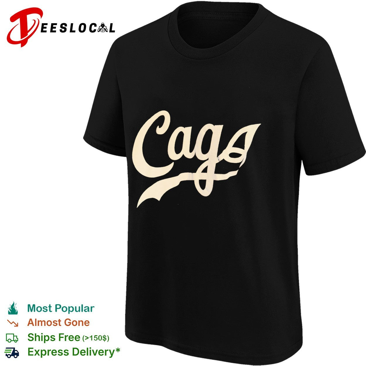 Cags style Los Angeles Dodgers logo shirt