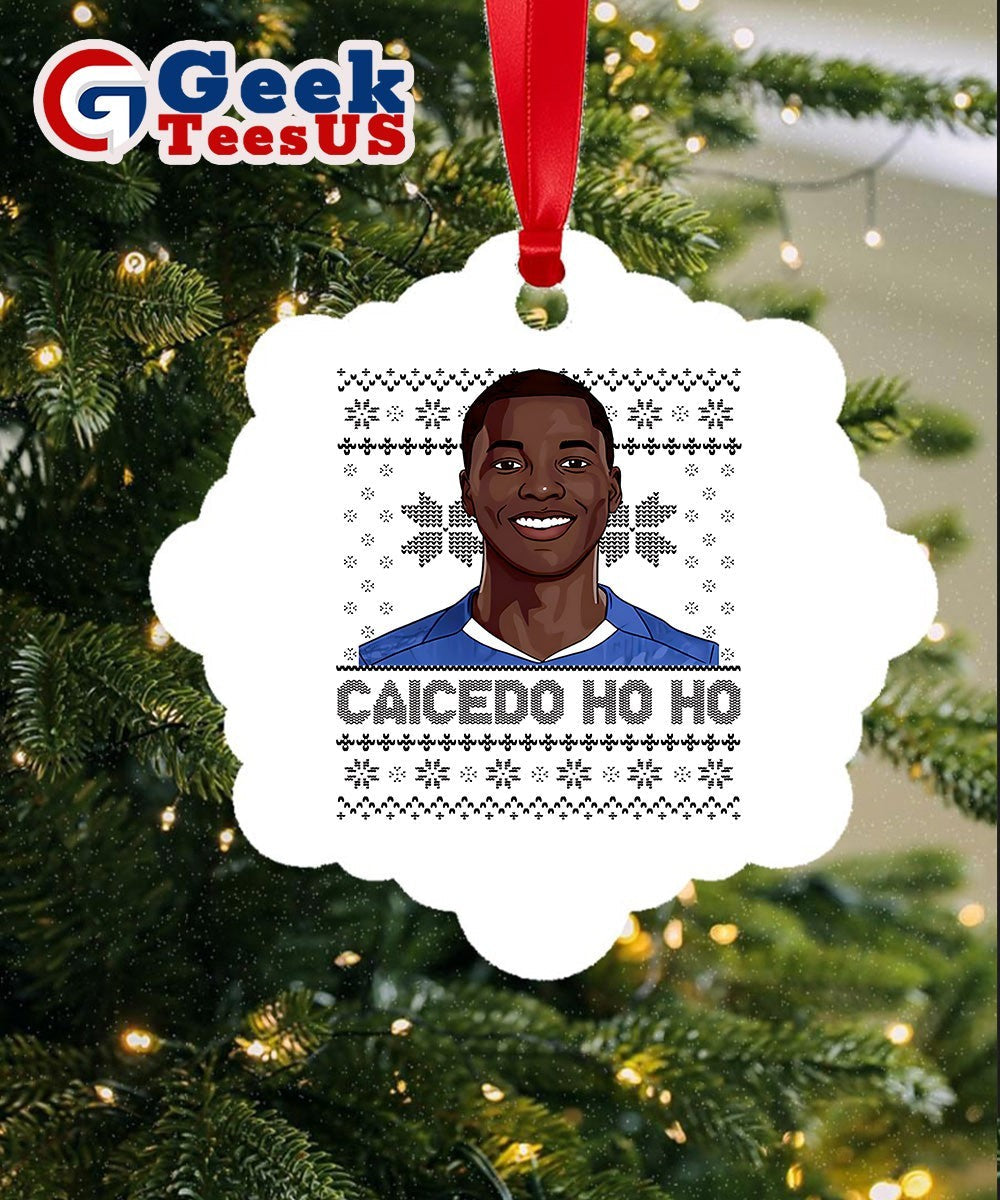 Caicedo Ho Ho Moises Caicedo ugly Christmas Ornament