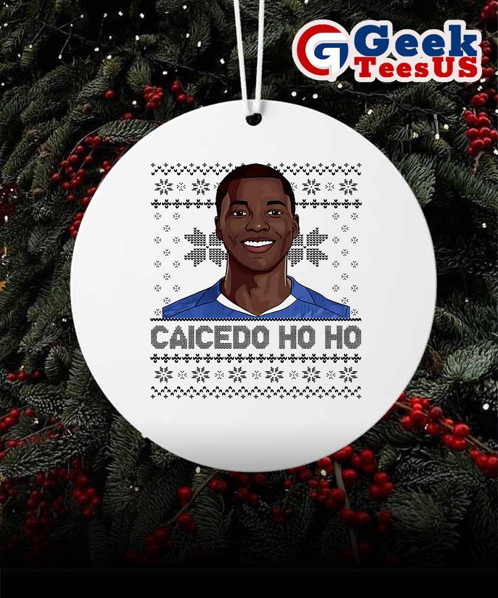 Caicedo Ho Ho Moises Caicedo ugly Christmas Ornament