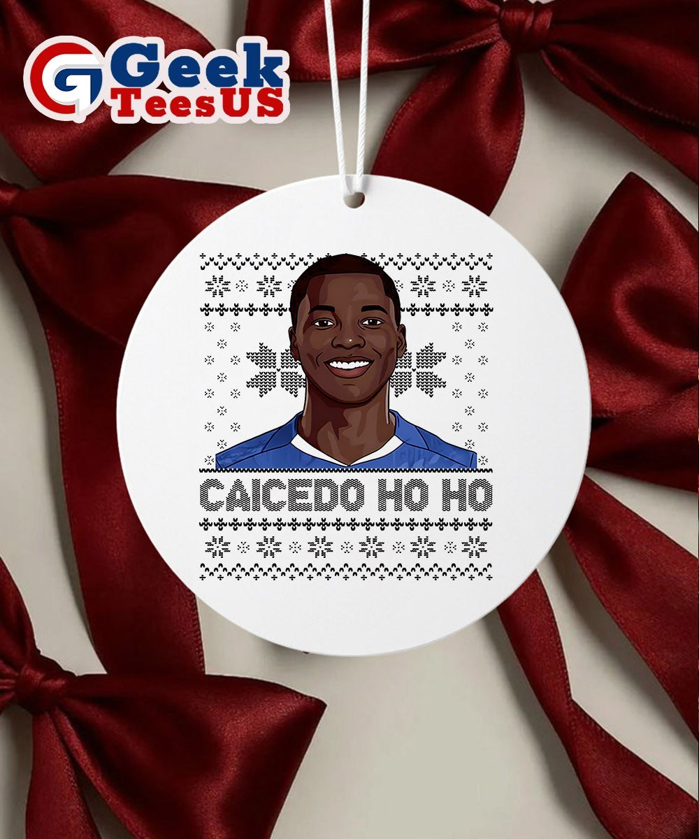 Caicedo Ho Ho Moises Caicedo ugly Christmas Ornament