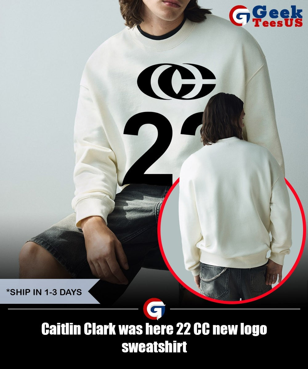 Caitlin Clark was here 22 CC new logo shirt