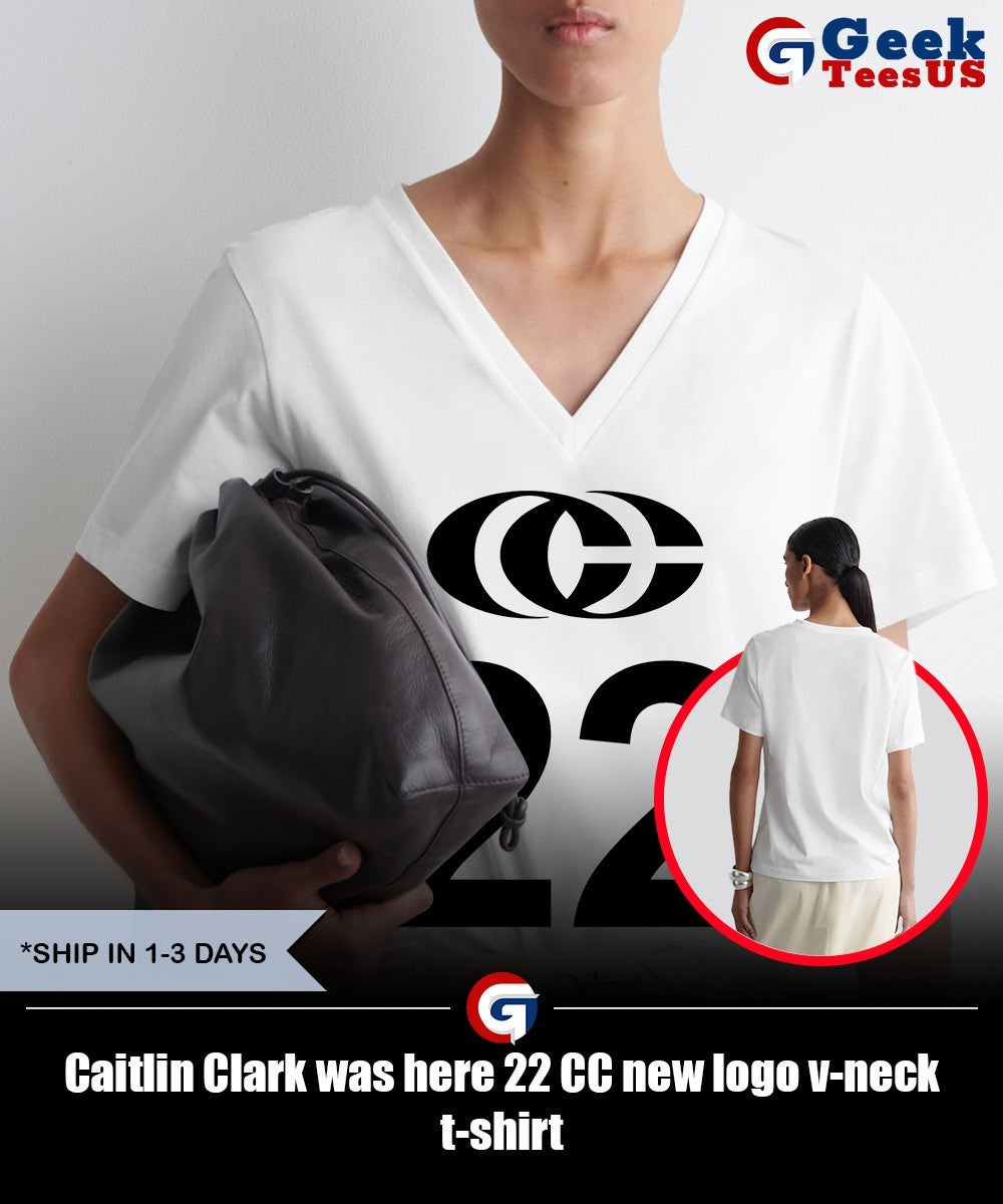 Caitlin Clark was here 22 CC new logo shirt