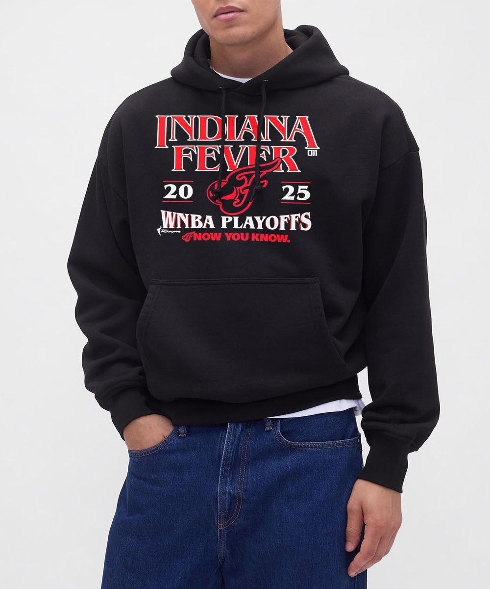 Caitlin Clark wearing Indiana Fever WNBA Playoffs now you know 2025 shirt
