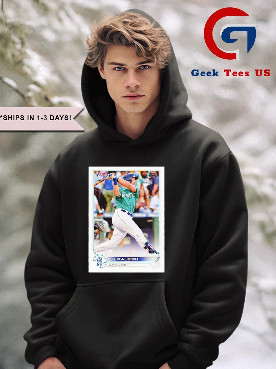 Cal Raleigh Seattle Mariners MLB Topps Baseball Card Player shirt