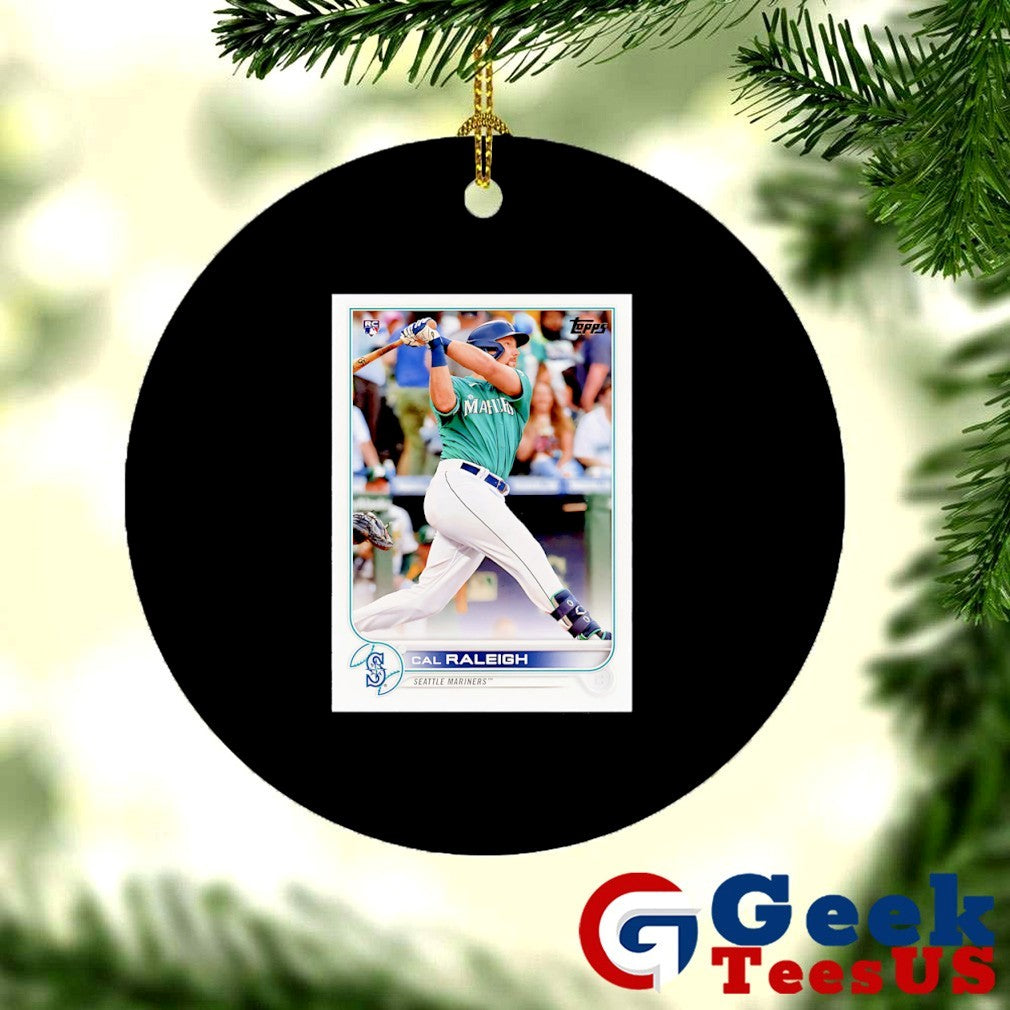 Cal Raleigh Seattle Mariners MLB Topps Baseball Card Player shirt