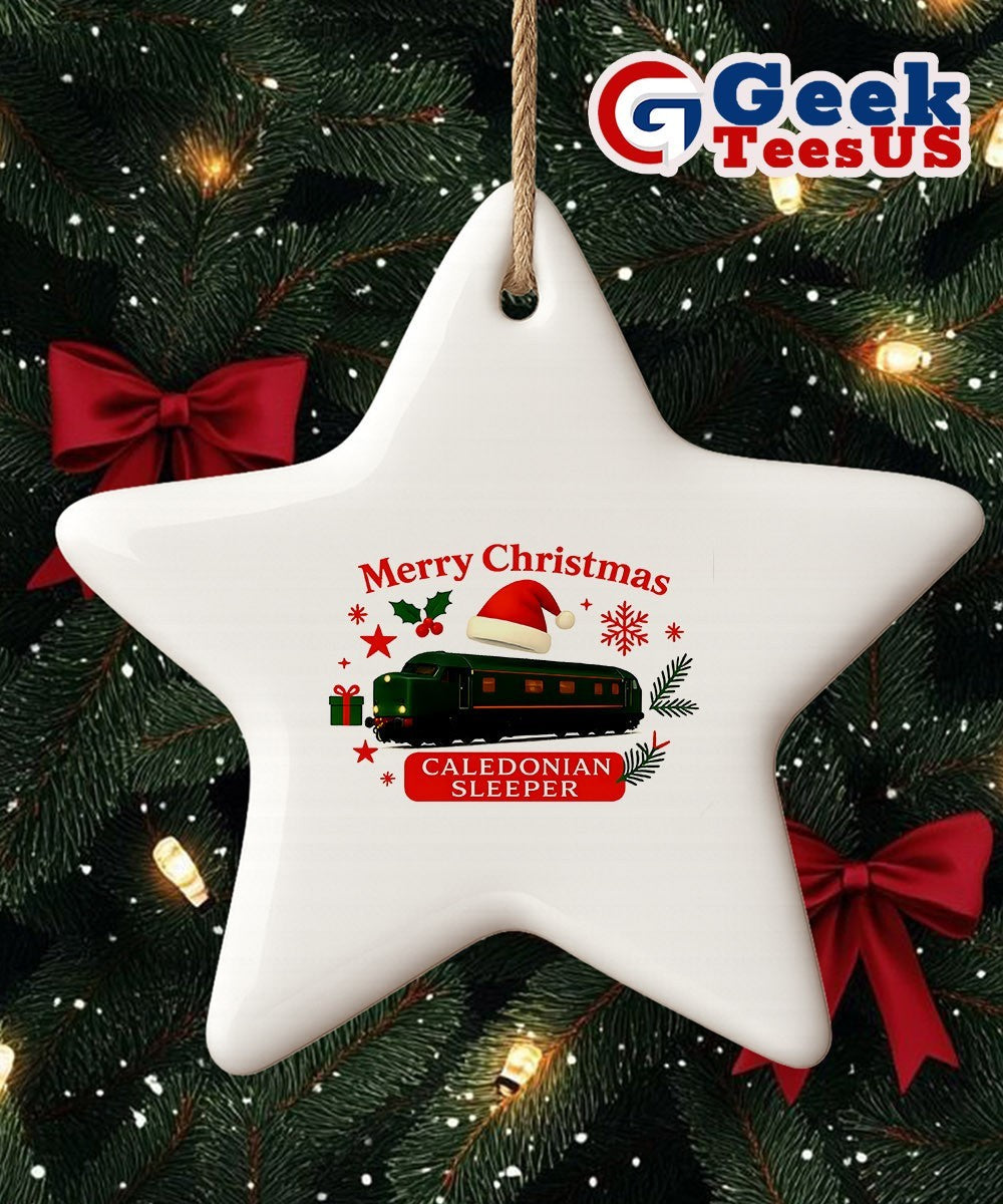 Caladonian Sleeper Merry Christmas Ornament