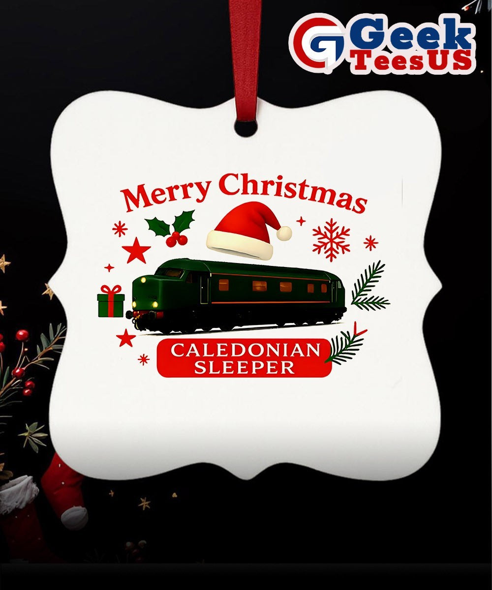 Caladonian Sleeper Merry Christmas Ornament