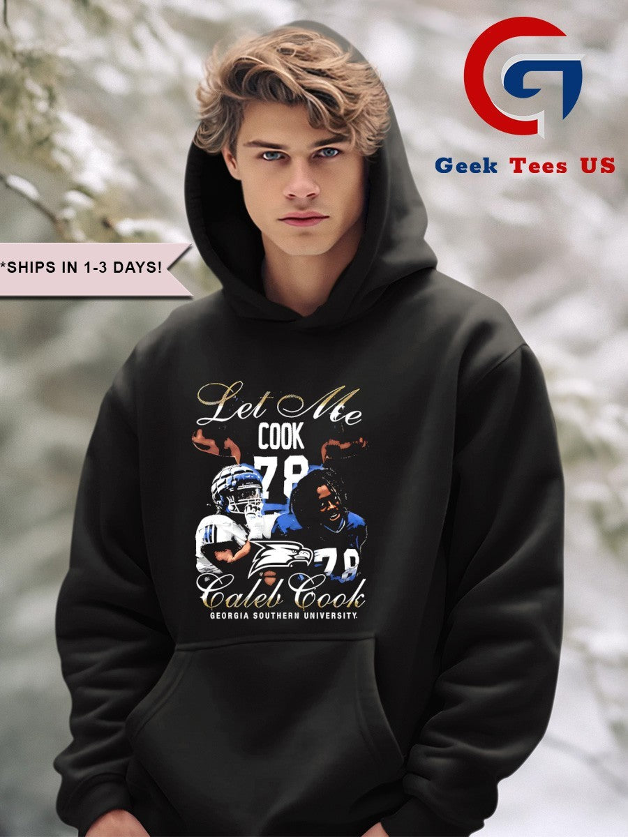 Caleb Cook let me Cook Georgia Southern University graphic shirt