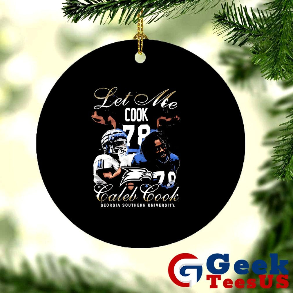 Caleb Cook let me Cook Georgia Southern University graphic shirt