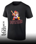 Caleb Durbin wearing a Bowser baseball shirt