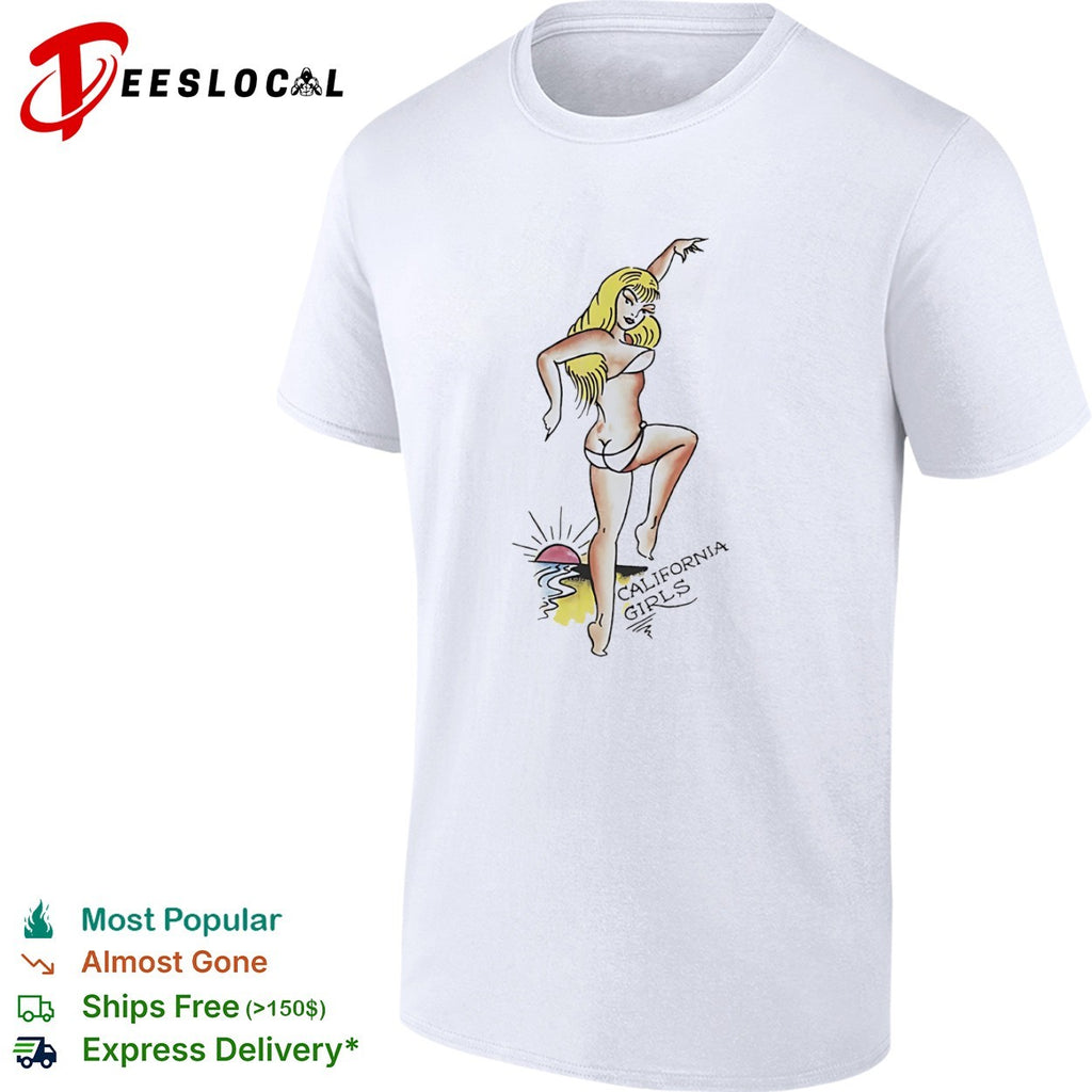 California Girls Pin-Up Beach vintage shirt