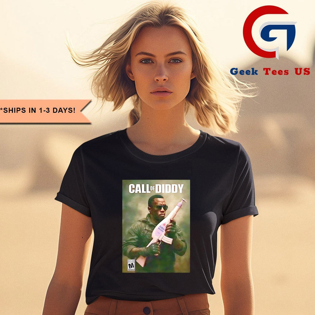 Call of Diddy Video Game parody shirt