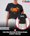 Call of Duty Black Ops VII Chimera Orange Artwork T-shirt
