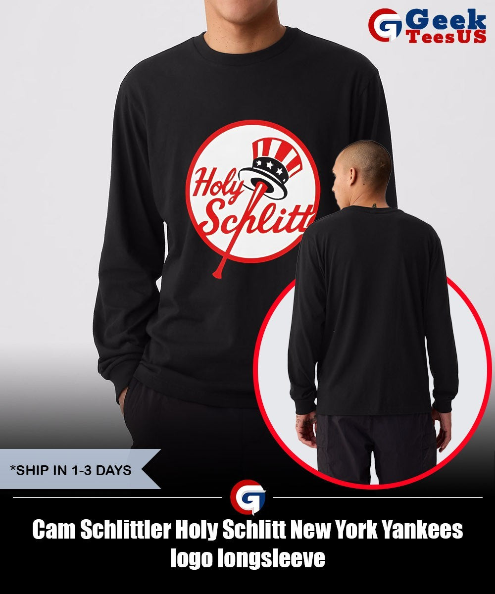 Cam Schlittler Holy Schlitt New York Yankees logo shirt