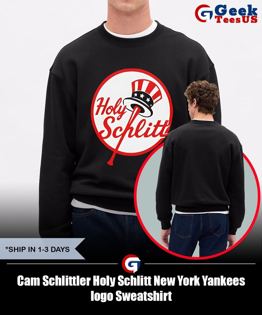 Cam Schlittler Holy Schlitt New York Yankees logo shirt