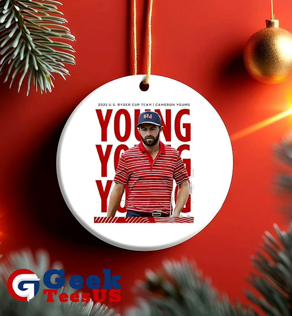 Cameron Young Ryder Cup USA 2025 Team shirt