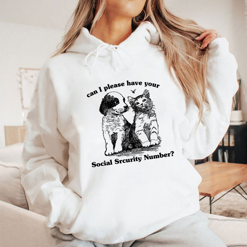 Can I Please Have Your Social Security Number T Shirt