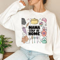 Can't Talk Right Now Doing Mama Stay At Home Stuff Sweatshirt, Funny Mama Sweatshirt, Funny Mama quotes Sweatshirt, Kitchen Mama Sweatshirt, Trendy Sweatshirt, Gift For Mom