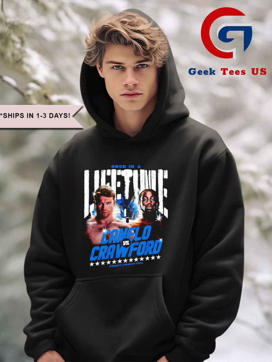 Canelo vs Crawford Once in a Lifetime Twenty Twenty Five shirt