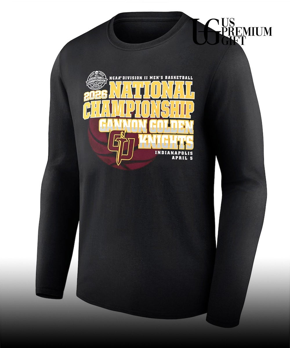 Cannon Golden Knights NCAA Division II Men’s Basketball National Championship shirt