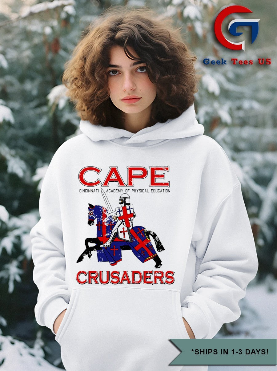 Cape Crusaders Cincinnati Academy of Physical Education shirt