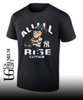 Captain All Rise Aaron Judge player New York Yankees baseball caricature shirt