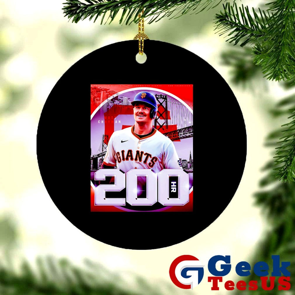 Career Home Run No. 200 For Matt Chapman San Francisco Giants MLB shirt