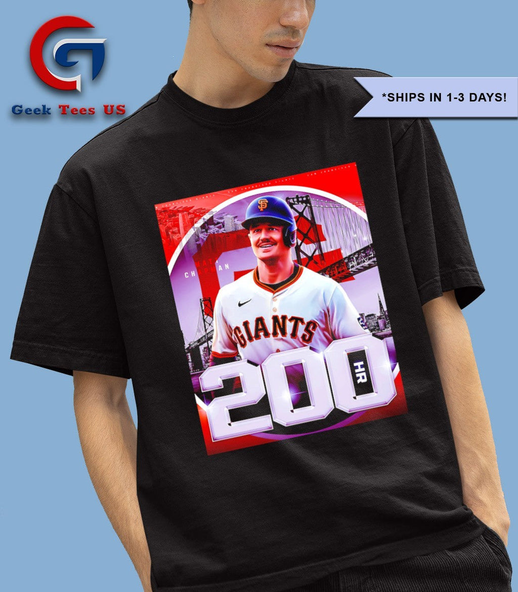 Career Home Run No. 200 For Matt Chapman San Francisco Giants MLB shirt