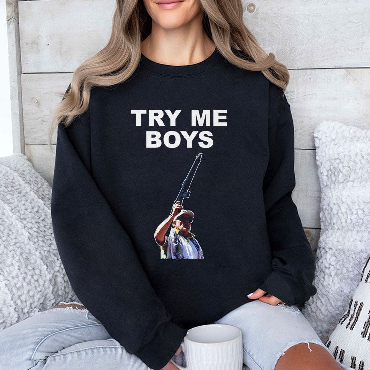 Carl Niehaus Try Me Boys Pro Gun T Shirt