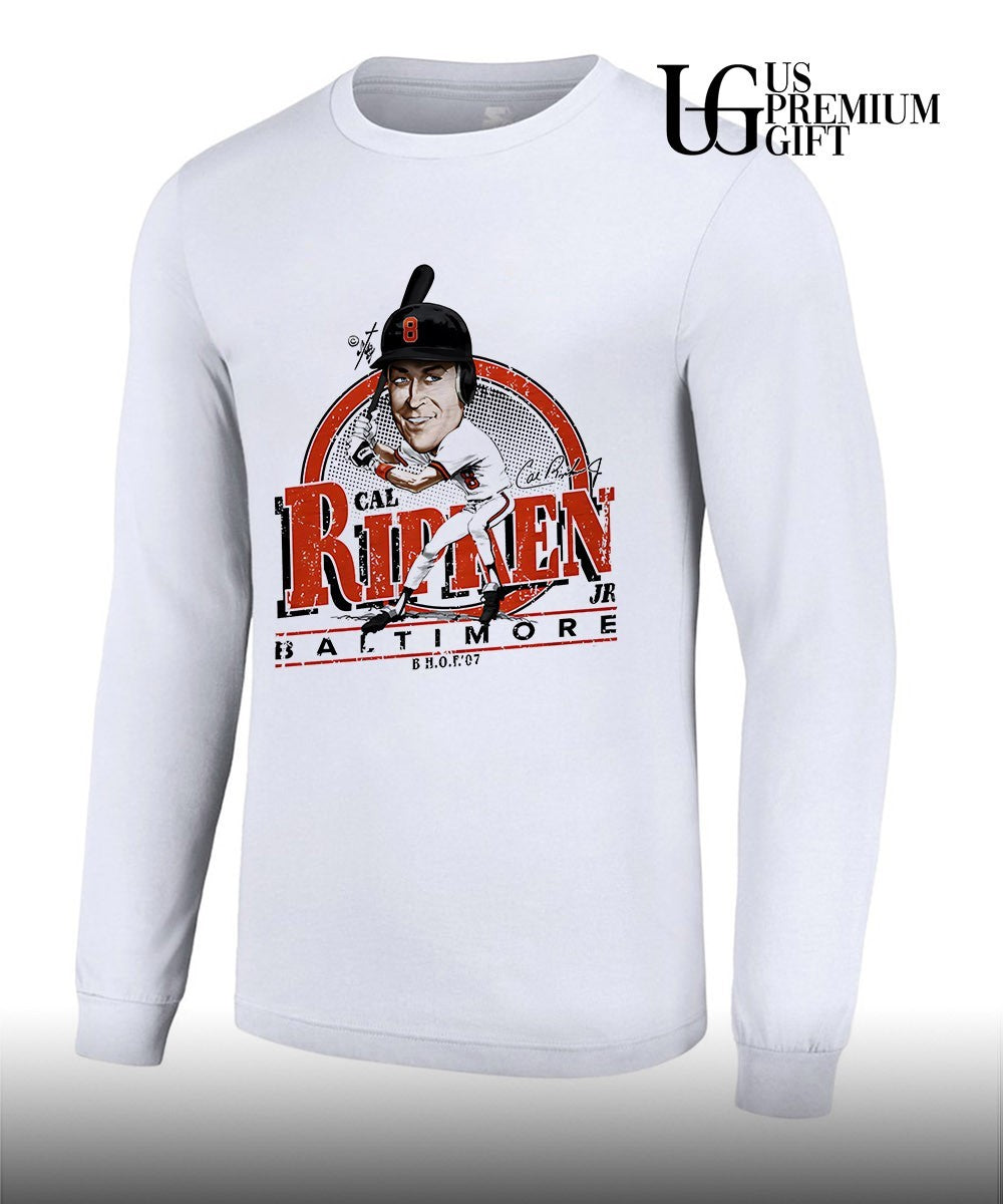 Carl Ripken Jr. Baltimore Orioles MLB signature caricature shirt