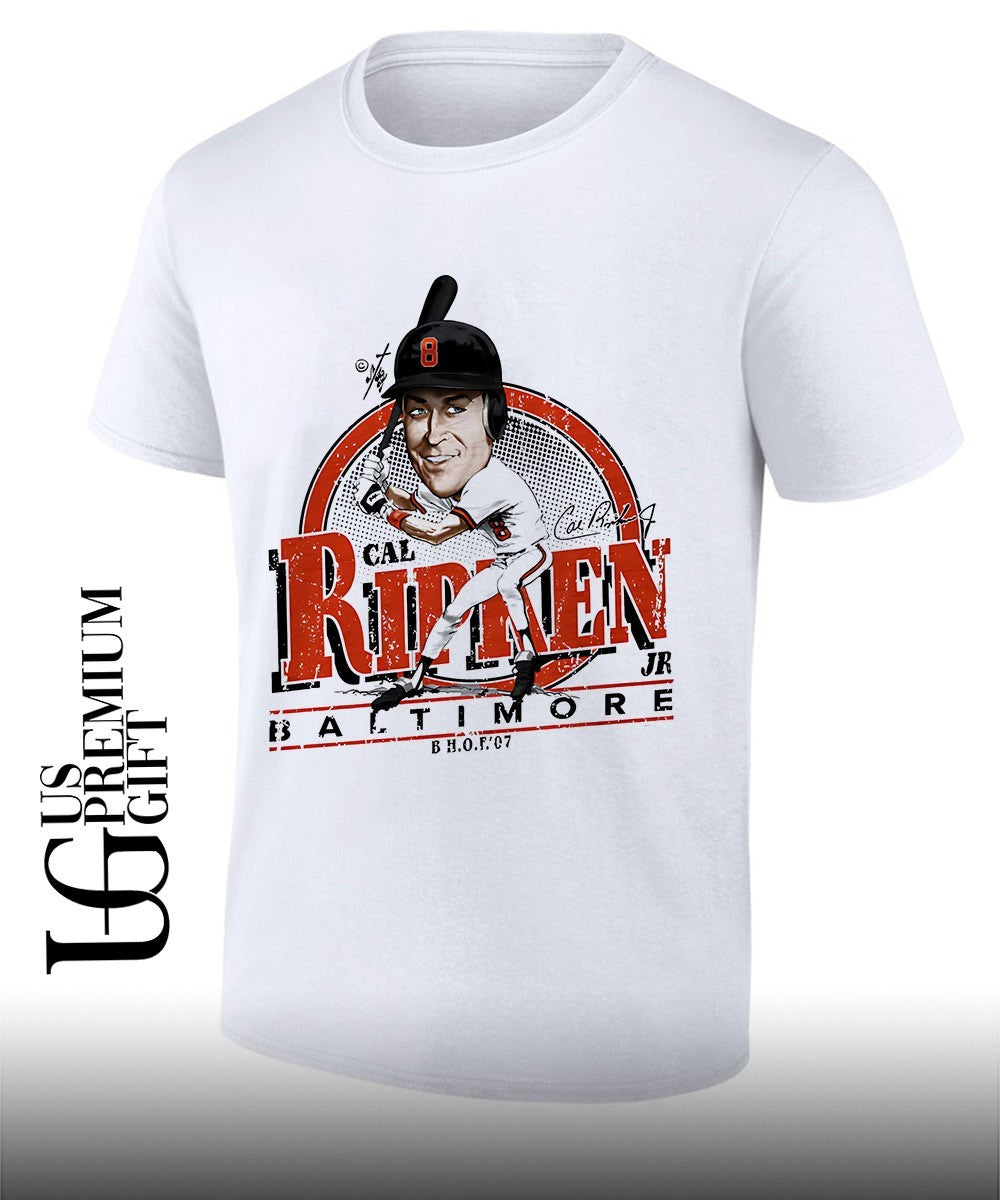 Carl Ripken Jr. Baltimore Orioles MLB signature caricature shirt