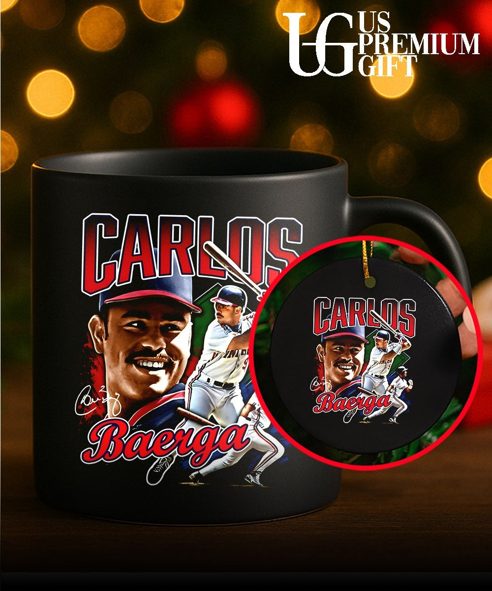 Carlos Baerga Atlanta Braves baseball signature graphic shirt