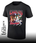 Carlos Baerga Atlanta Braves baseball signature graphic shirt