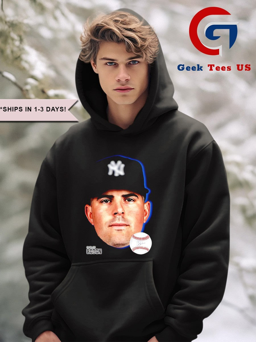 Carlos Rodón big head New York Yankees MLB 2025 shirt