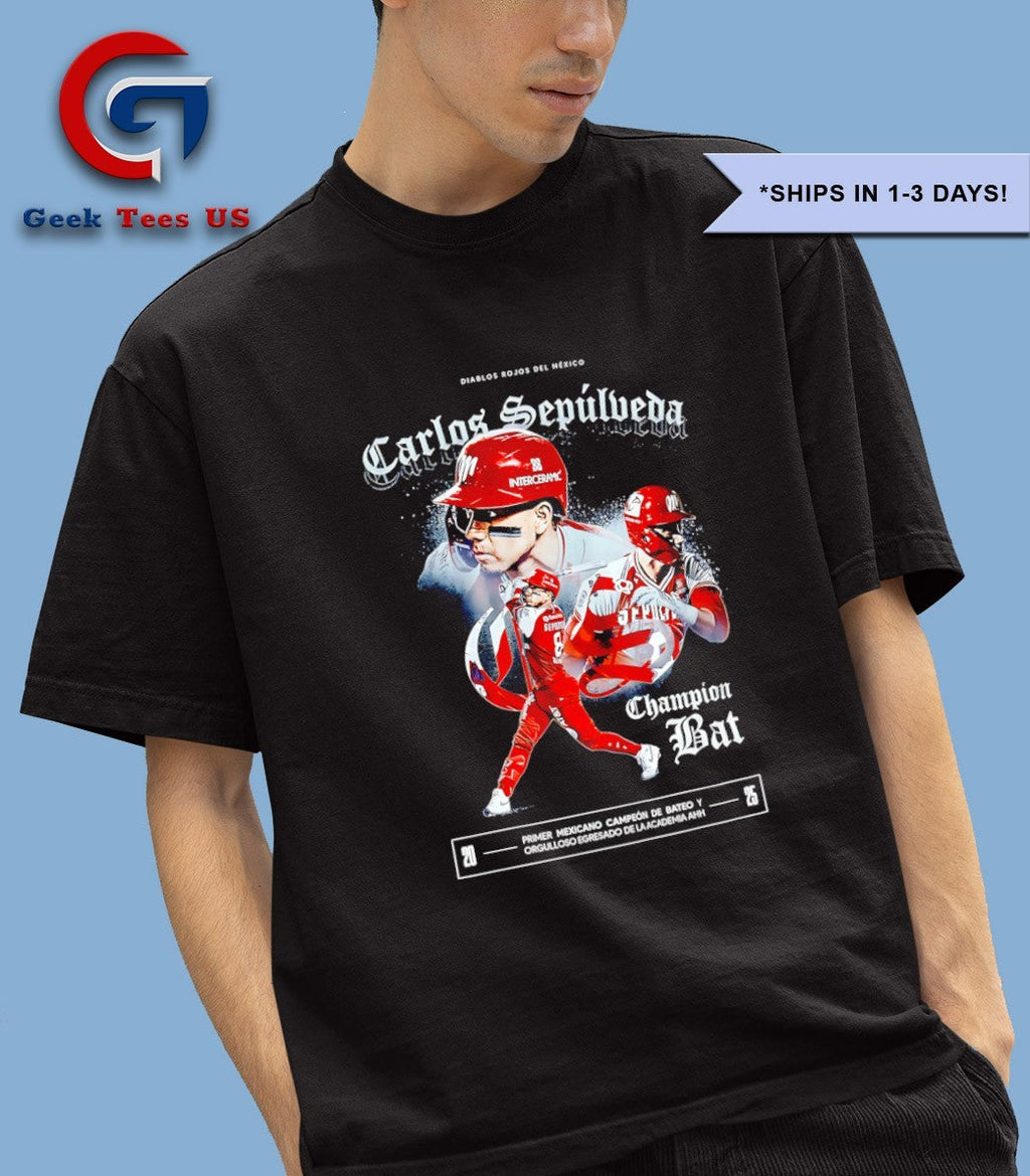 Carlos Sepulveda Chicago Cubs Champion Bat graphic shirt