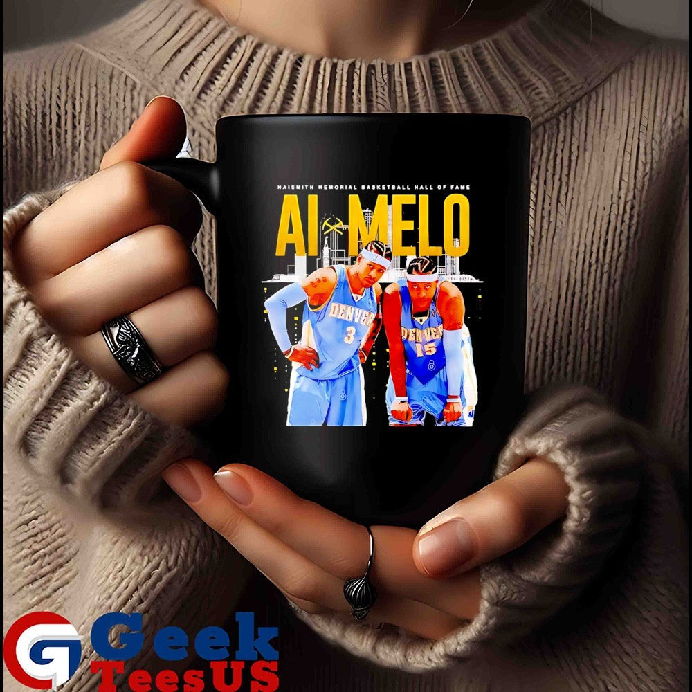 Carmelo Anthony and Allen Iverson Naismith Memorial Basketball Hall of Fame shirt