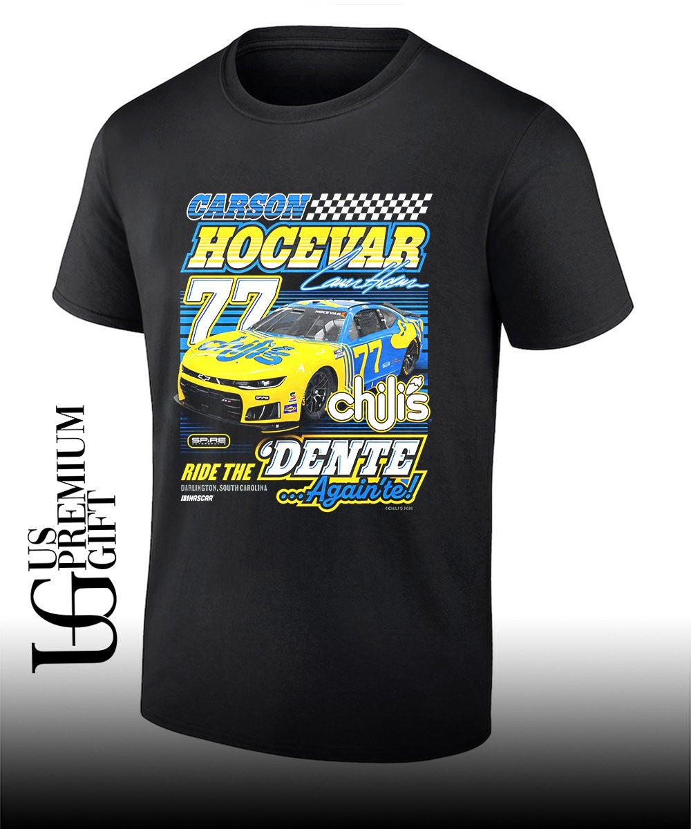 Carson Hocevar Chili’s Ride the Dente Againte shirt