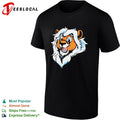 Cartoon Lion Head with Sunglasses mascot shirt