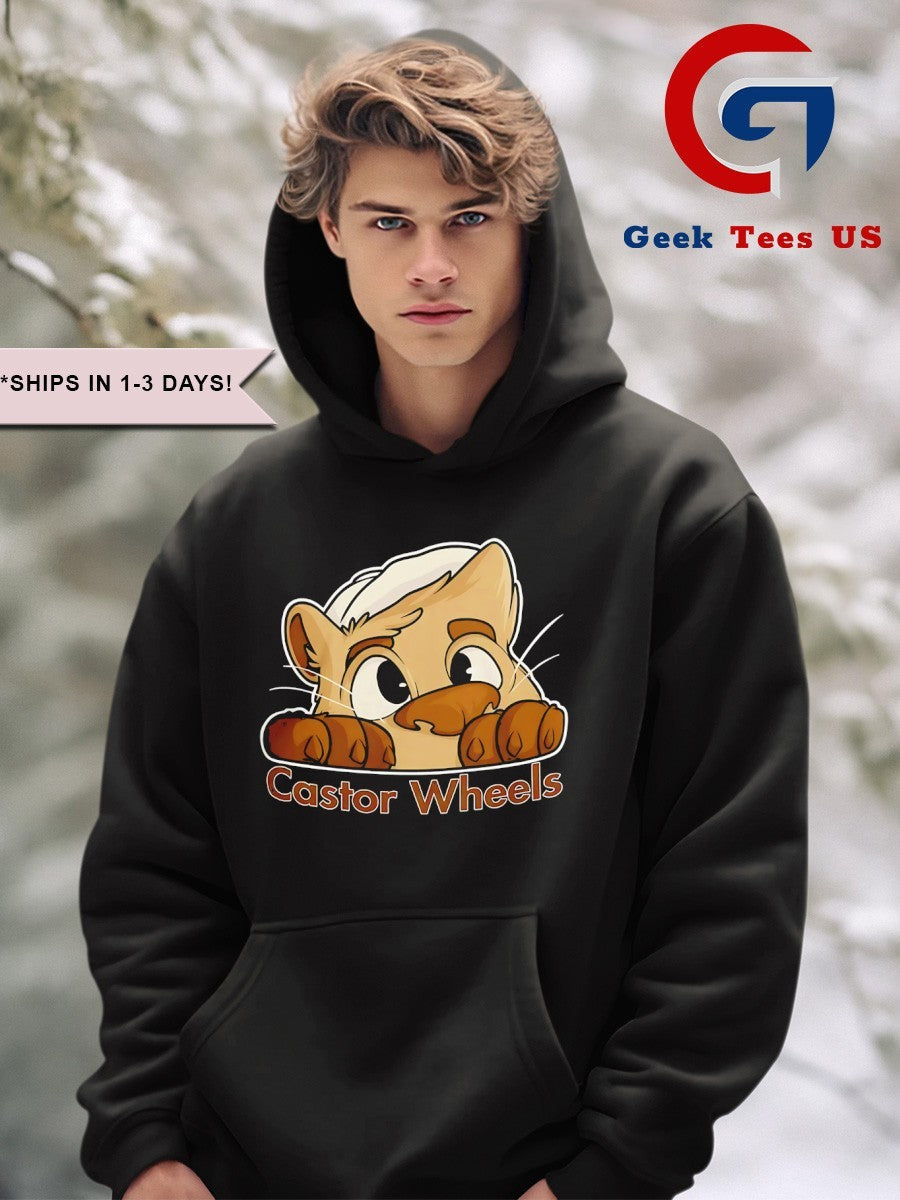 Castor Wheels cartoon shirt