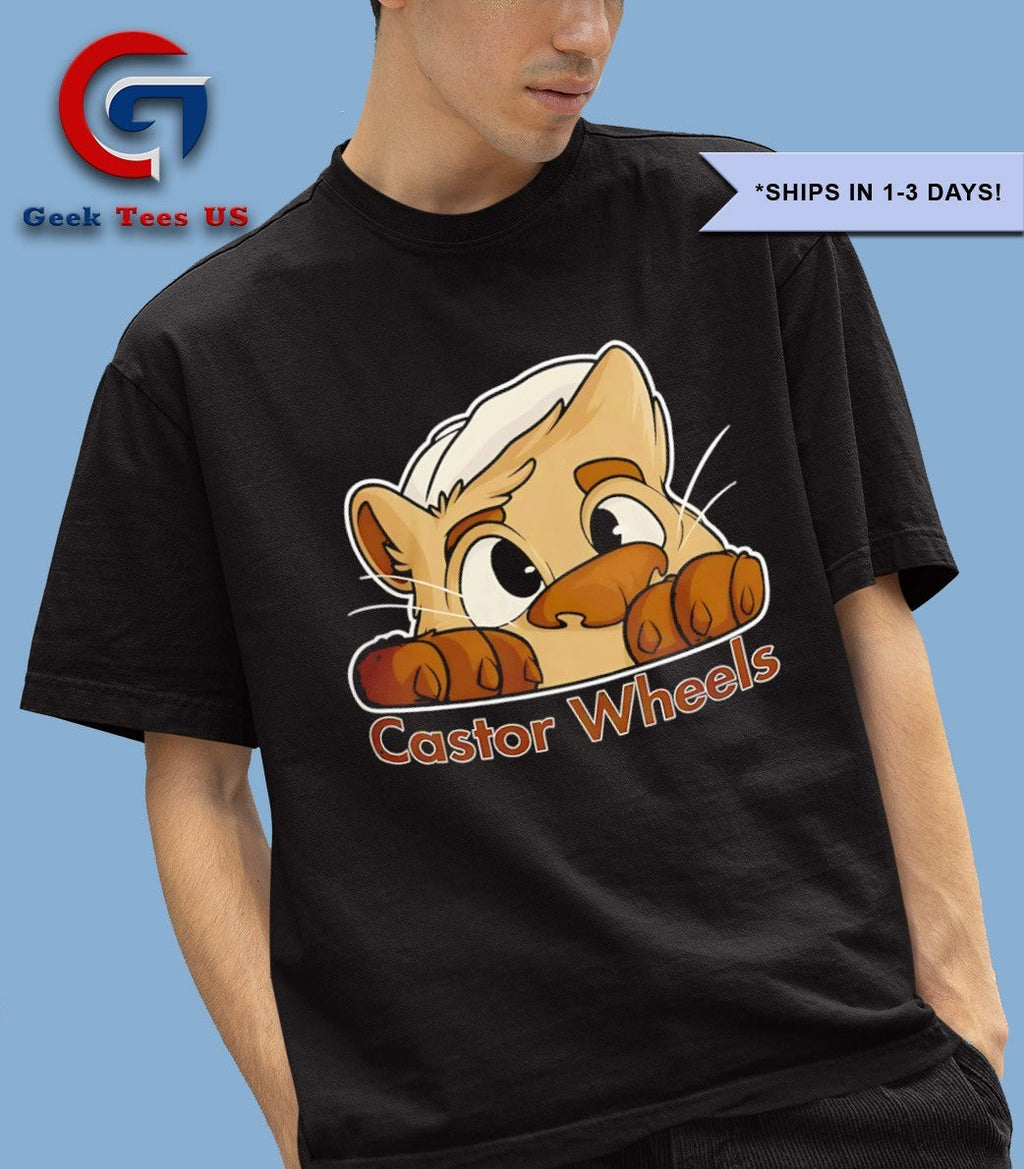 Castor Wheels cartoon shirt