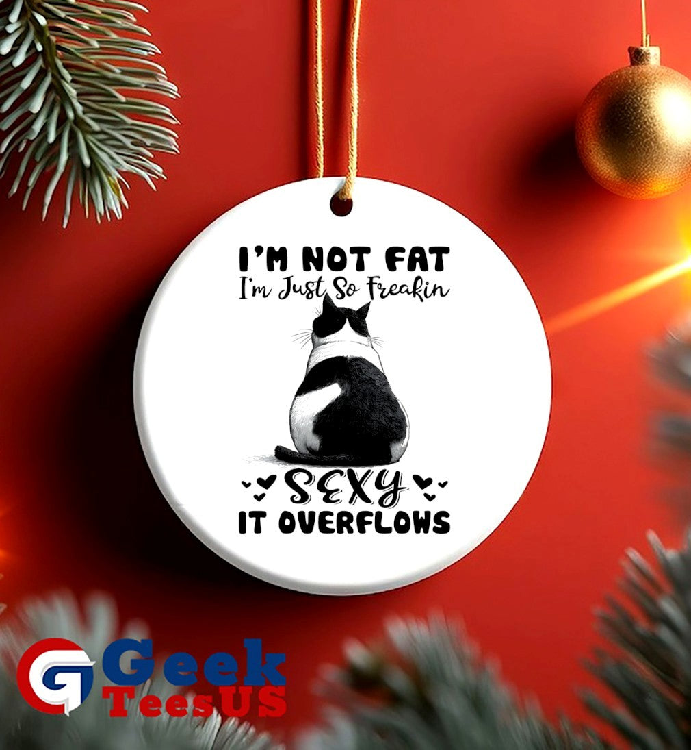Cat I’m not fat I’m just so freakin sexy it overflows shirt