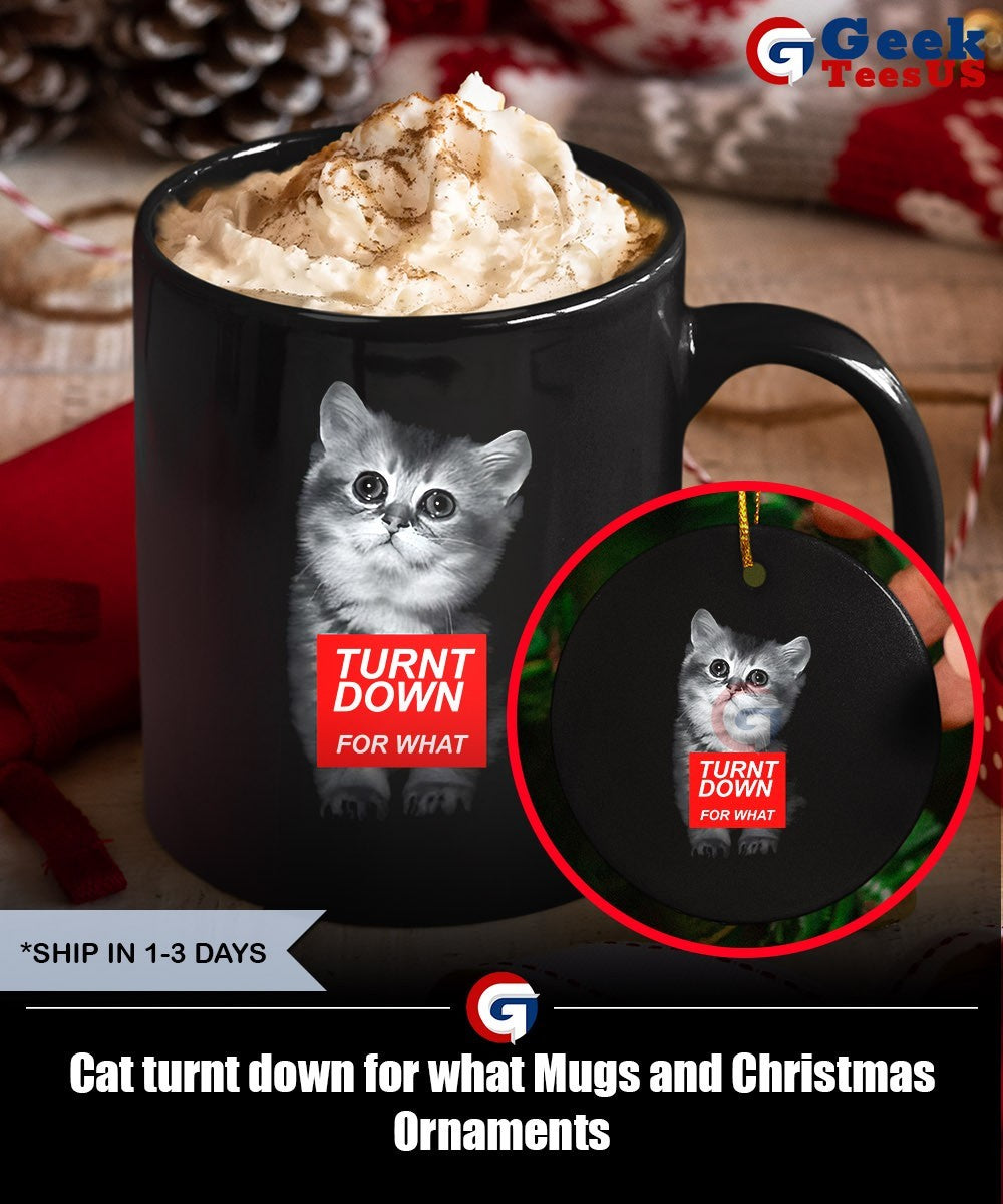 Cat turnt down for what shirt