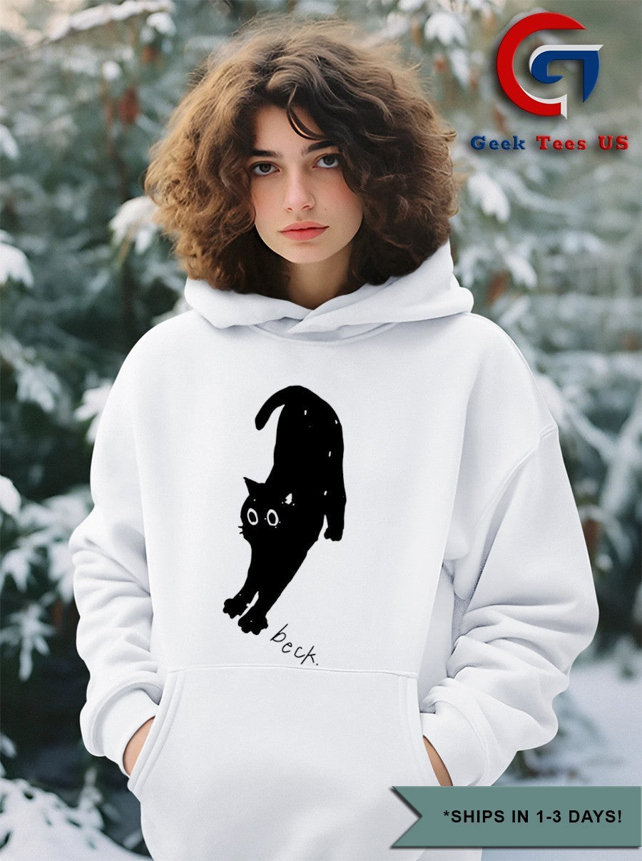 Cat wave to earth beck shirt