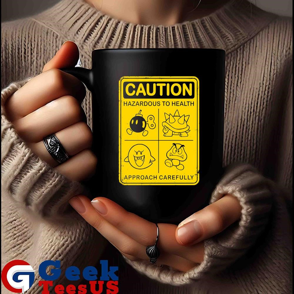 Caution Hazardous to health sign shirt